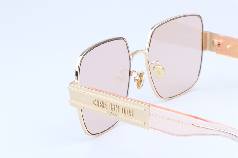 Signature S4U Sunglasses Gold Pink