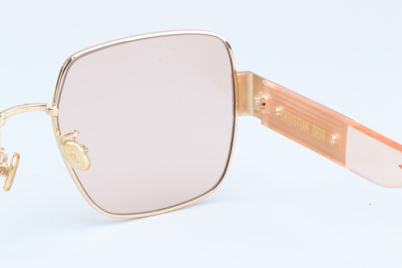 Signature S4U Sunglasses Gold Pink