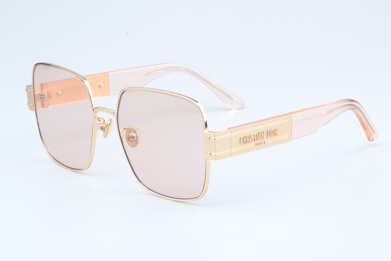 Signature S4U Sunglasses Gold Pink