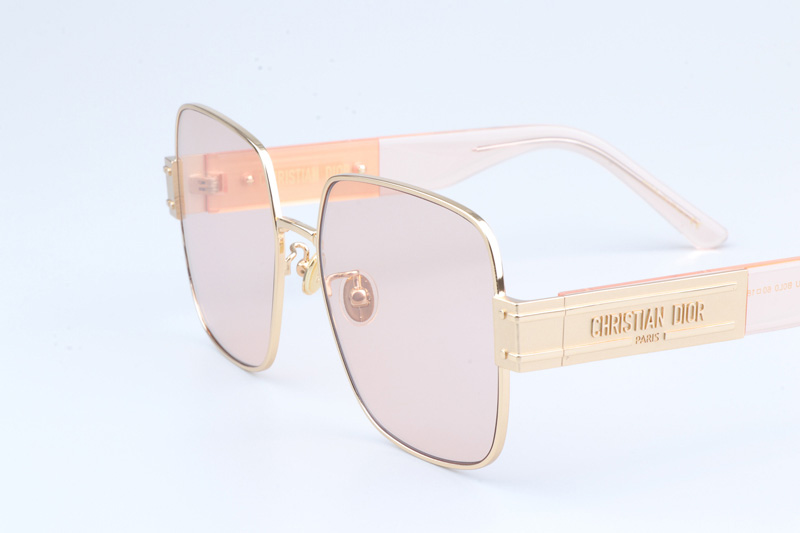 Signature S4U Sunglasses Gold Pink