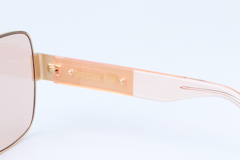 Signature S4U Sunglasses Gold Pink