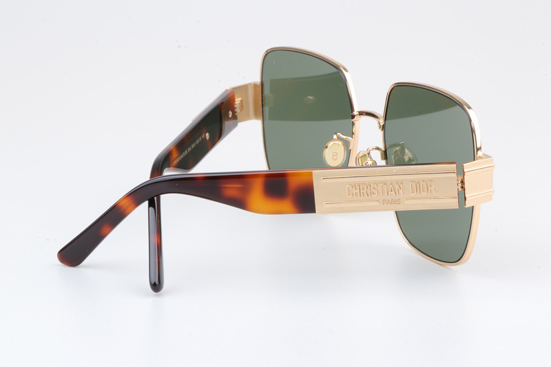 Signature S4U Sunglasses Gold Tortoise Green