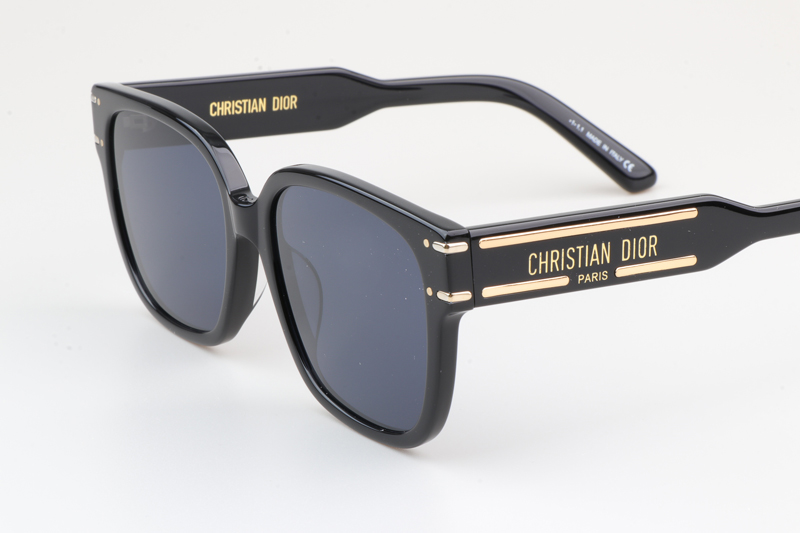 Signature S7F Sunglasses Black Blue