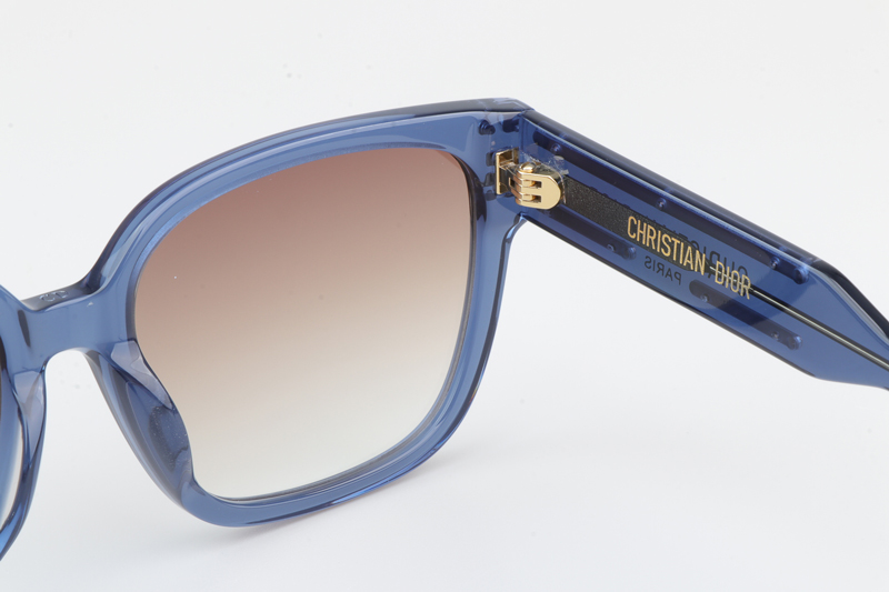 Signature S7F Sunglasses Blue Gradient Brown