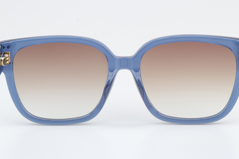 Signature S7F Sunglasses Blue Gradient Brown