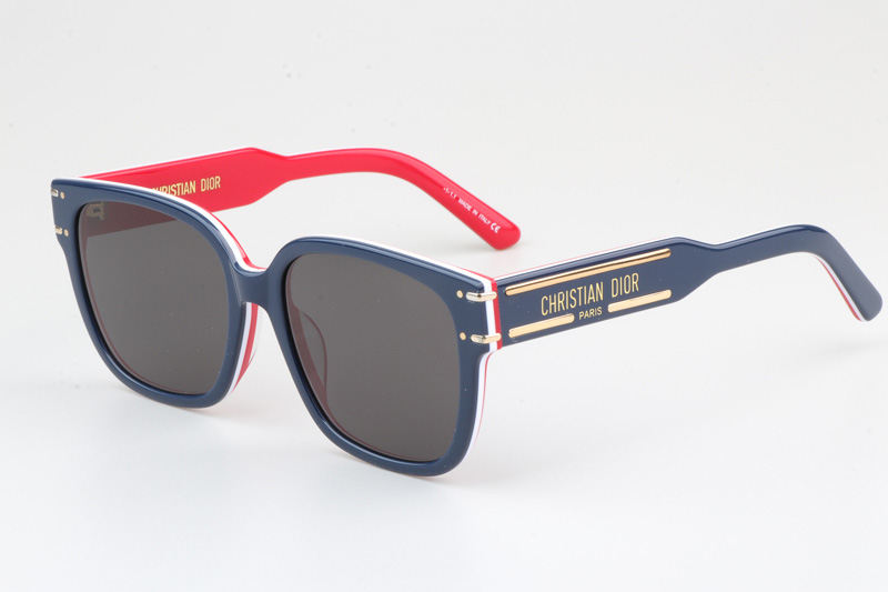 Signature S7F Sunglasses Blue Red Gray