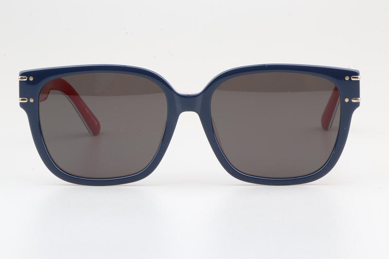 Signature S7F Sunglasses Blue Red Gray