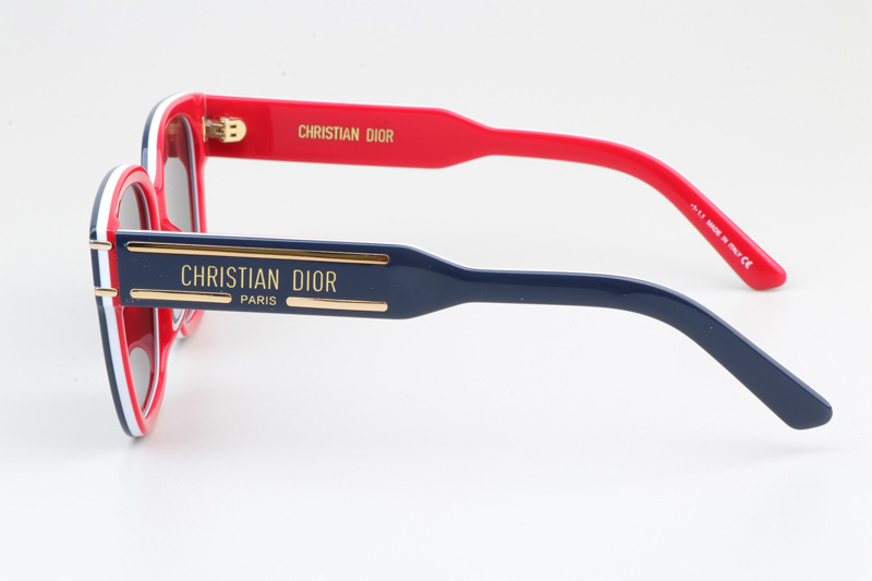 Signature S7F Sunglasses Blue Red Gray