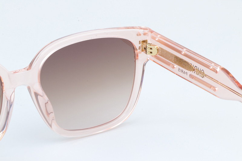 Signature S7F Sunglasses Transparent Pink Gradient Brown