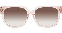 Signature S7F Sunglasses Transparent Pink Gradient Brown