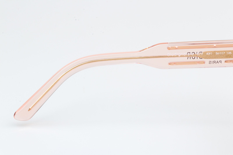 Signature S7F Sunglasses Transparent Pink Gradient Brown