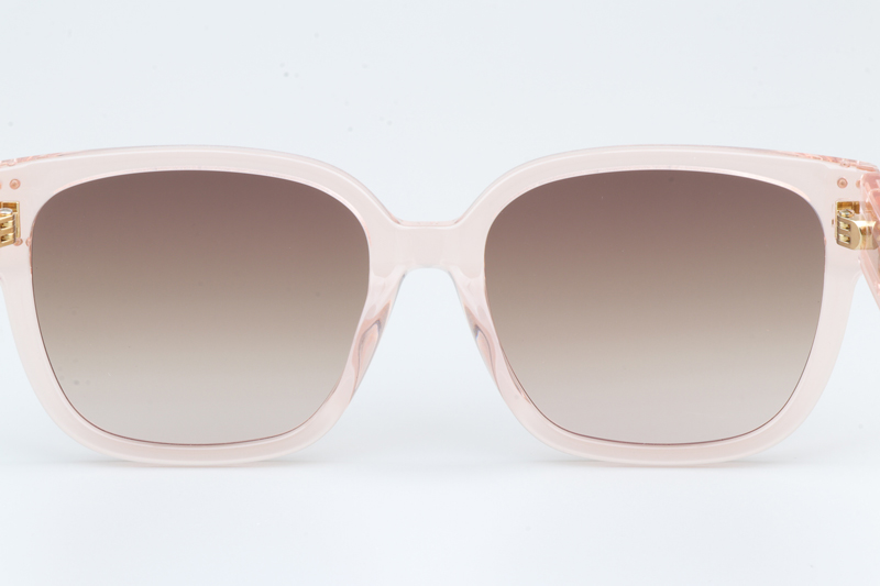 Signature S7F Sunglasses Transparent Pink Gradient Brown