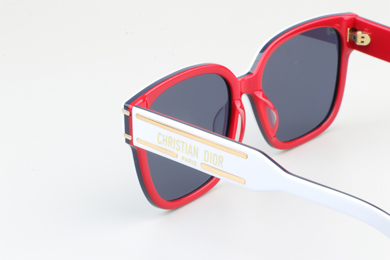 Signature S7F Sunglasses White Red Blue