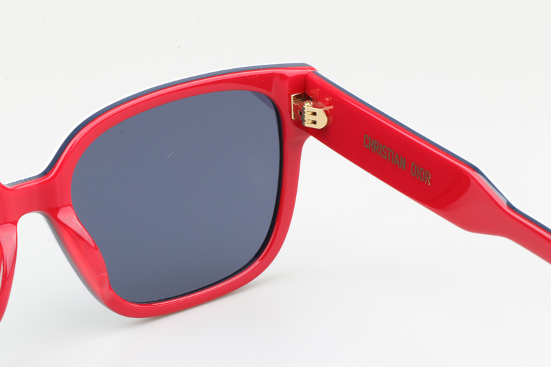 Signature S7F Sunglasses White Red Blue
