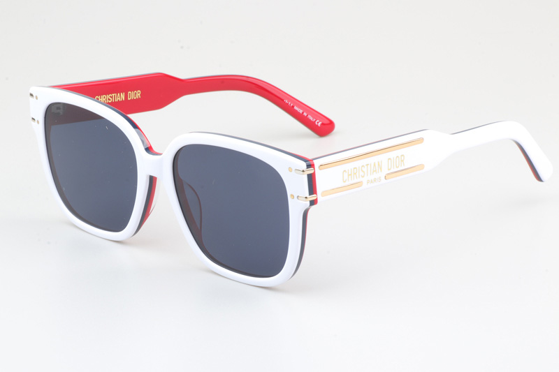 Signature S7F Sunglasses White Red Blue