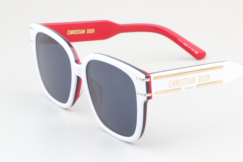 Signature S7F Sunglasses White Red Blue