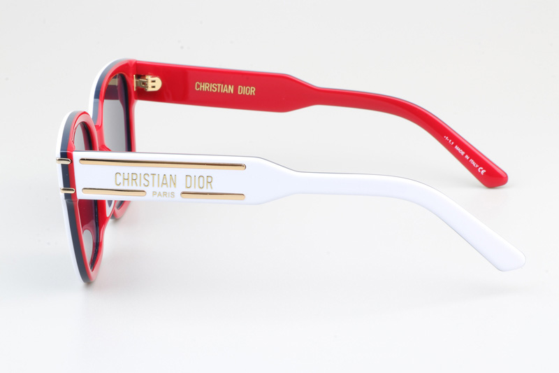 Signature S7F Sunglasses White Red Blue