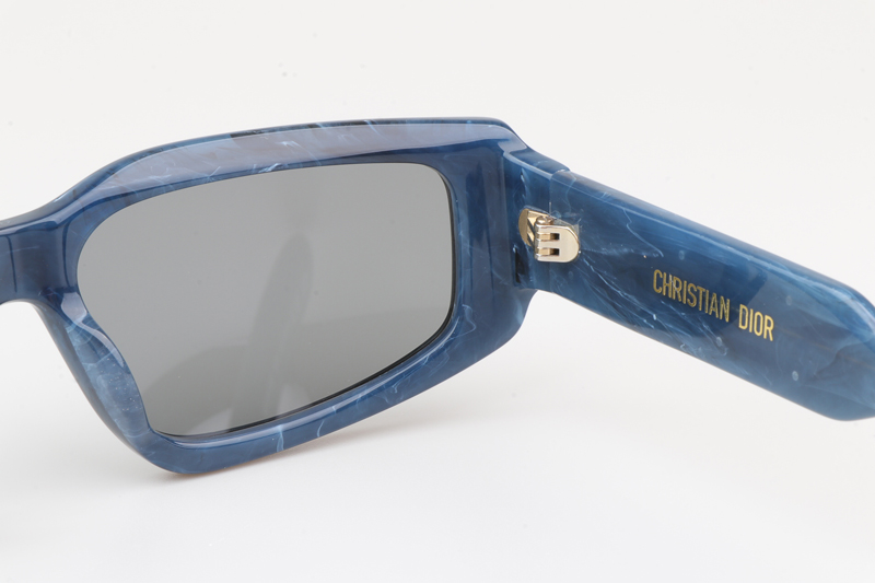 Signature S9U Sunglasses Blue Silver