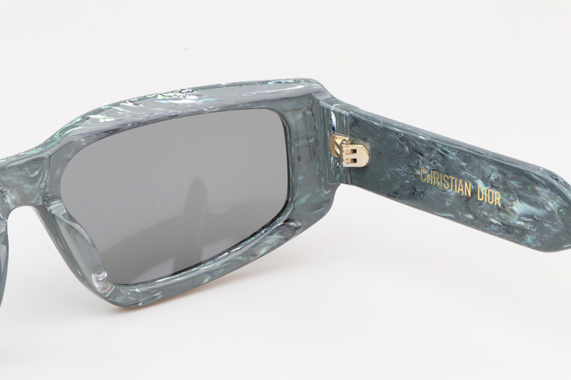 Signature S9U Sunglasses Green Silver