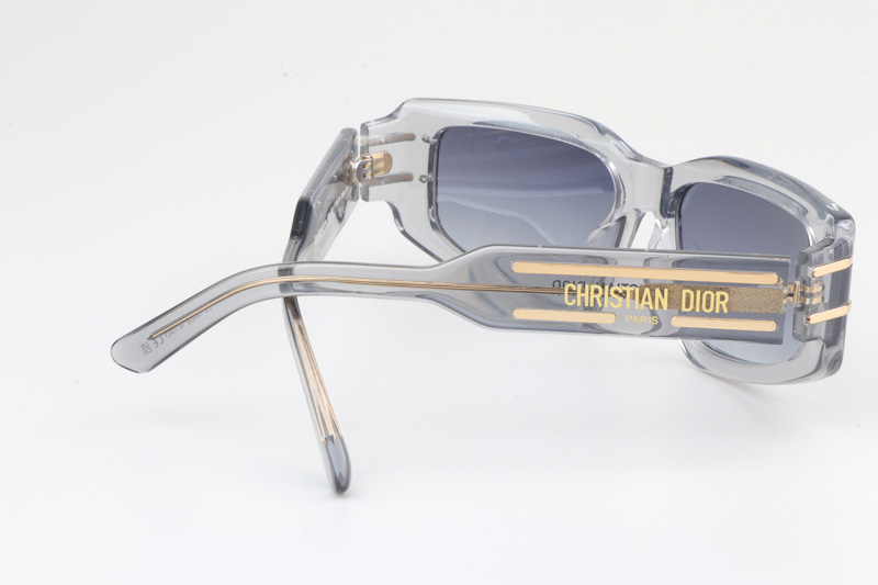 Signature S9U Sunglasses Transparent Gray Gradient Gray