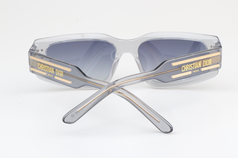Signature S9U Sunglasses Transparent Gray Gradient Gray