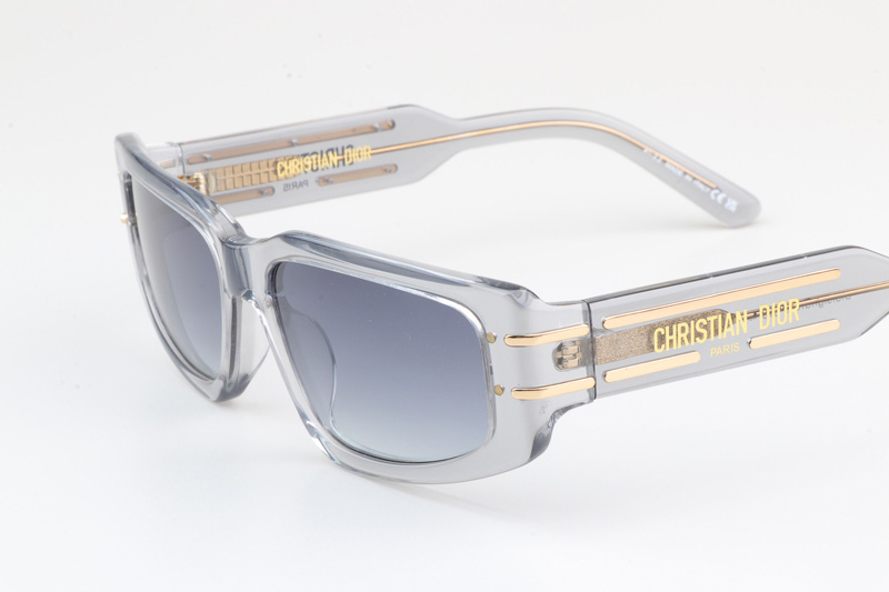 Signature S9U Sunglasses Transparent Gray Gradient Gray