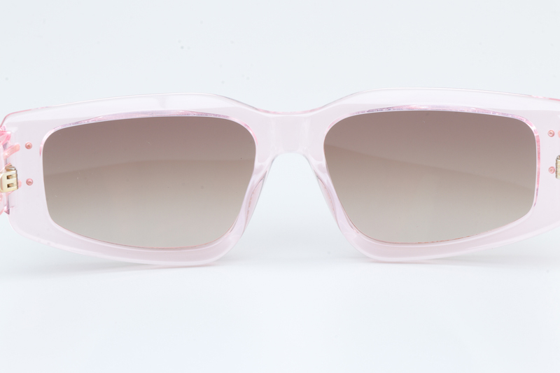 Signature S9U Sunglasses Transparent Pink Gradient Brown