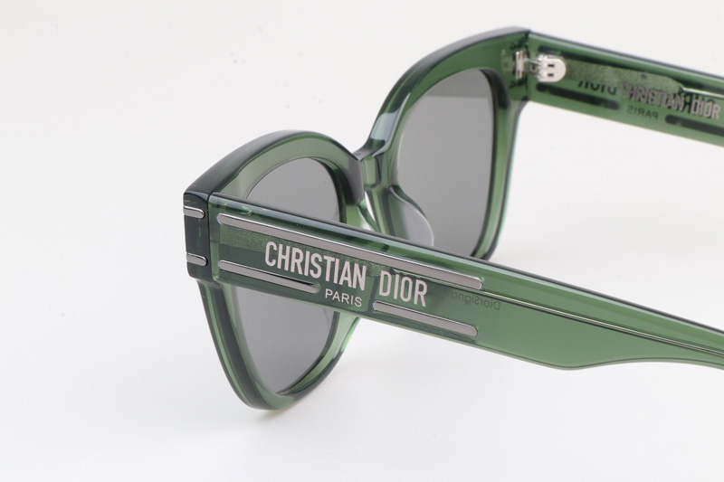 Signatureo B2I Sunglasses Green Silver