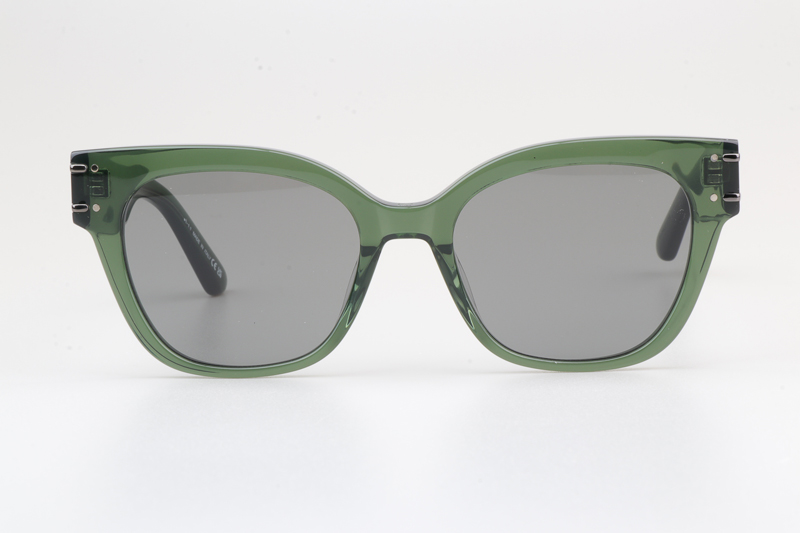 Signatureo B2I Sunglasses Green Silver