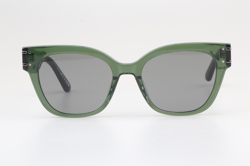 Signatureo B2I Sunglasses Green Silver