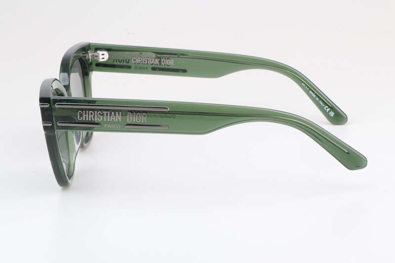 Signatureo B2I Sunglasses Green Silver