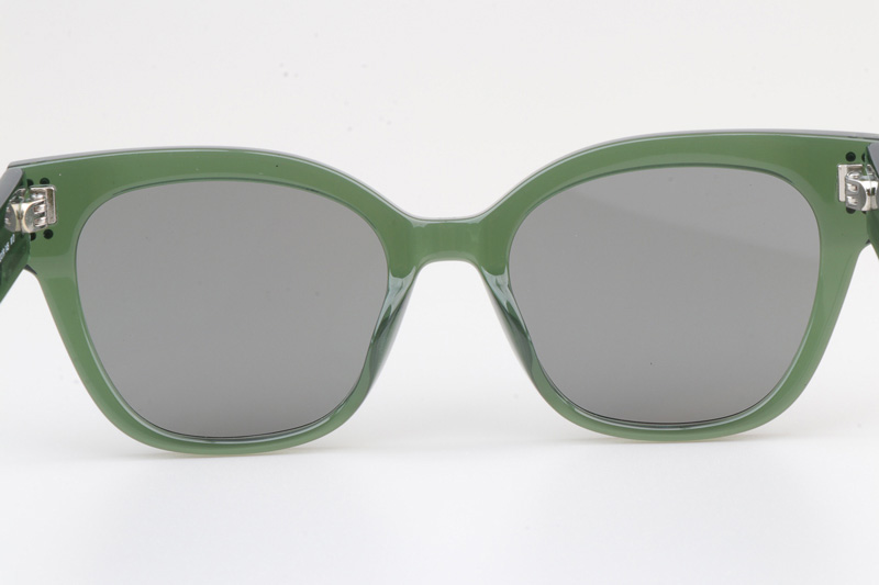 Signatureo B2I Sunglasses Green Silver