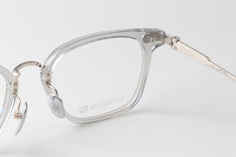 Slagr II Eyeglasses Clear Gray Silver