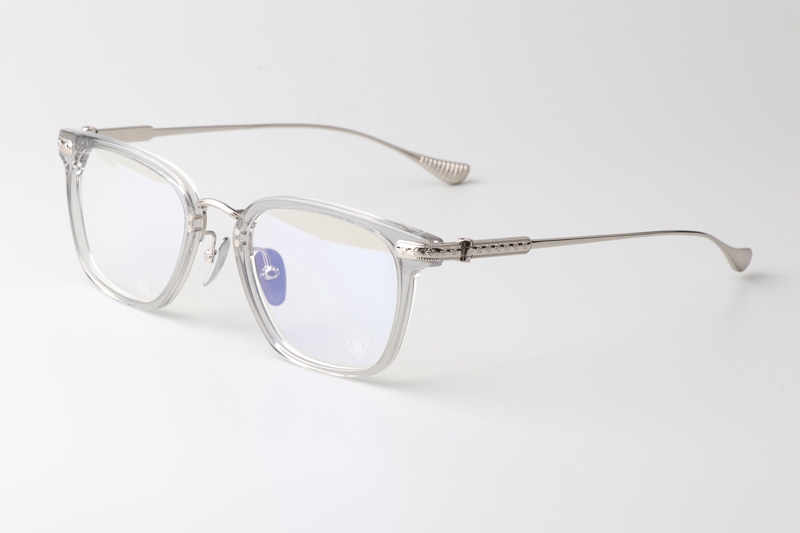 Slagr II Eyeglasses Clear Gray Silver