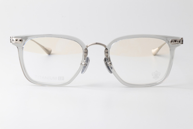 Slagr II Eyeglasses Clear Gray Silver