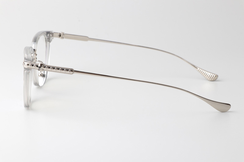 Slagr II Eyeglasses Clear Gray Silver