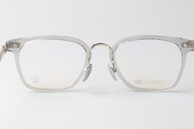 Slagr II Eyeglasses Clear Gray Silver