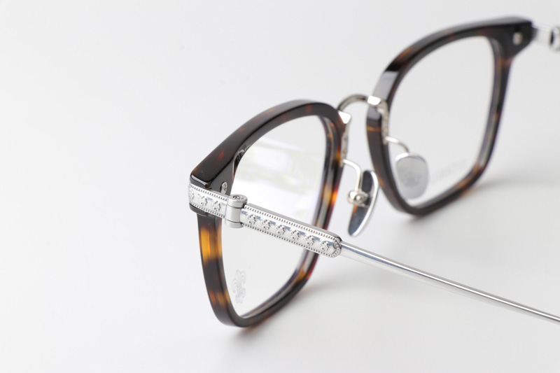 Slagr II Eyeglasses Tortoise Silver