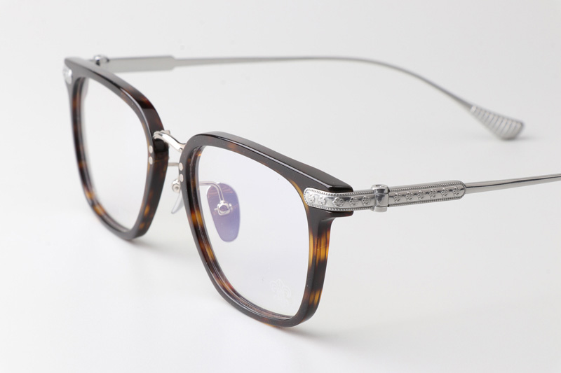 Slagr II Eyeglasses Tortoise Silver