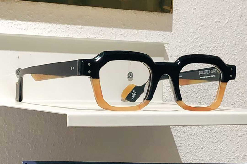 Slow Down Eyeglasses Black Yellow