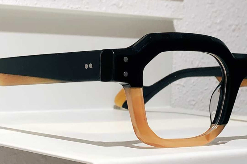 Slow Down Eyeglasses Black Yellow