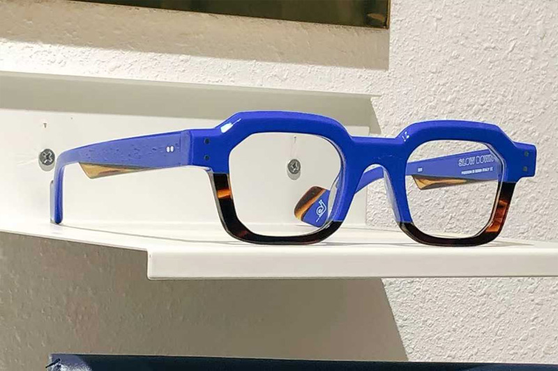 Slow Down Eyeglasses Blue Tortoise