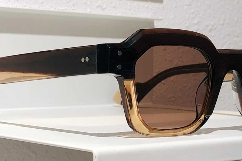 Slow Down Sunglasses Coffee Yellow Brown