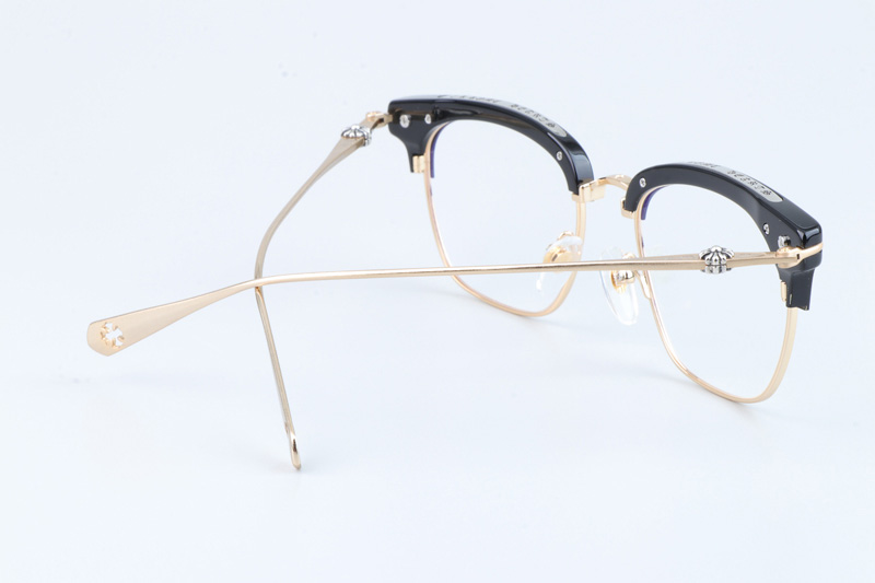 Sluntrapiction Eyeglasses Black Gold