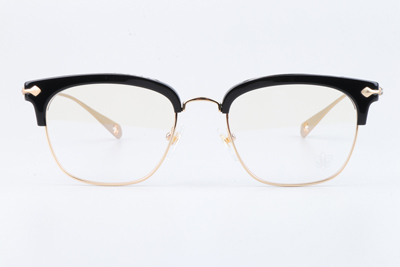Sluntrapiction Eyeglasses Black Gold
