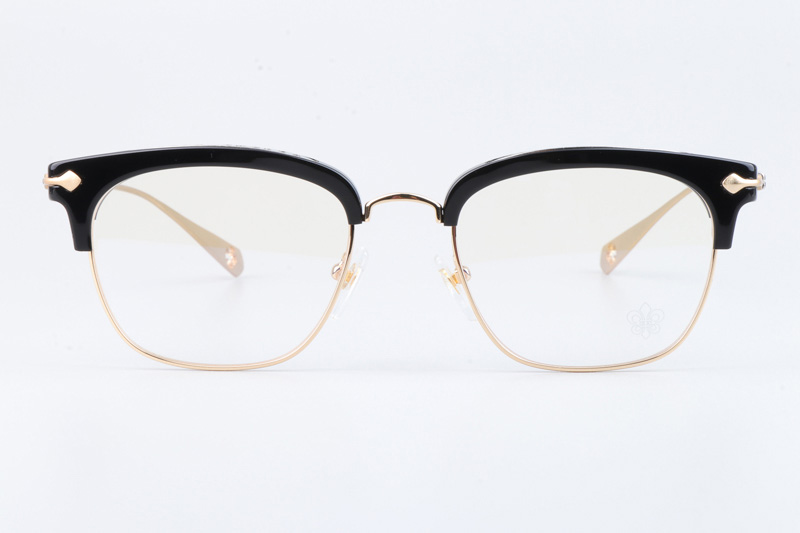 Sluntrapiction Eyeglasses Black Gold