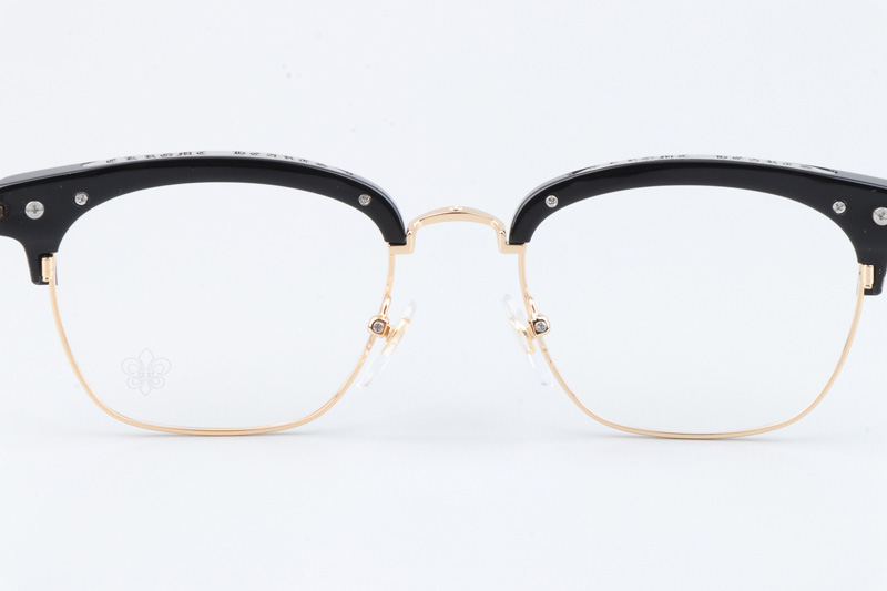 Sluntrapiction Eyeglasses Black Gold