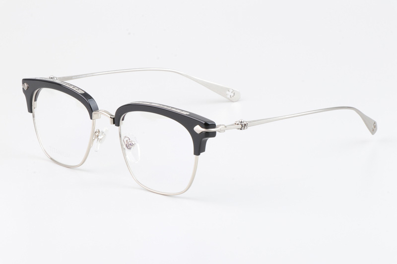 Sluntrapiction Eyeglasses Black Silver