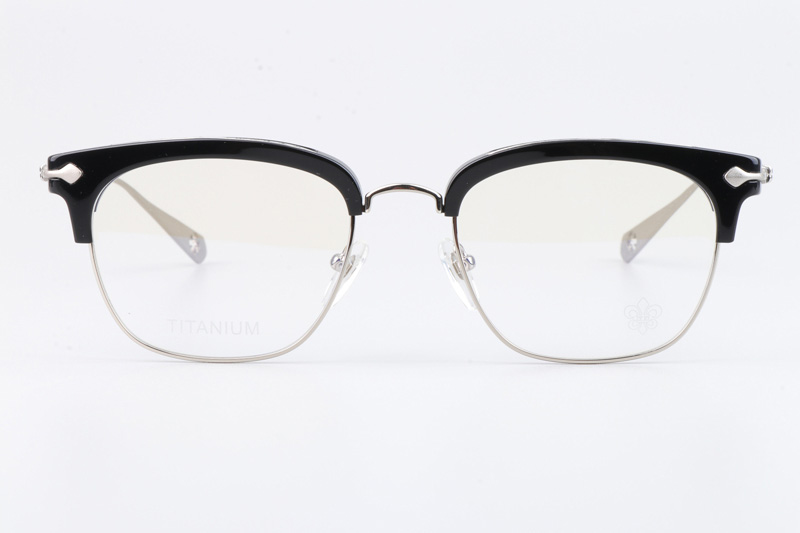 Sluntrapiction Eyeglasses Black Silver