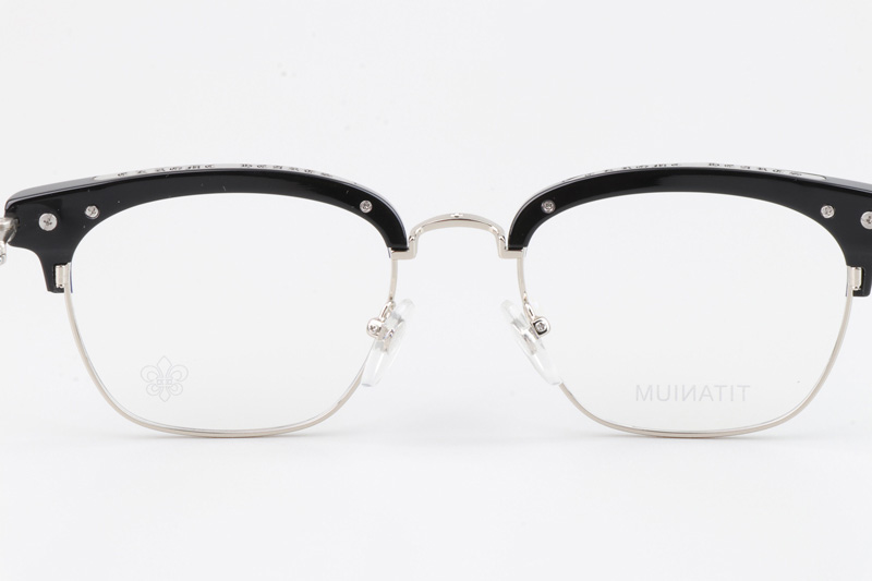 Sluntrapiction Eyeglasses Black Silver